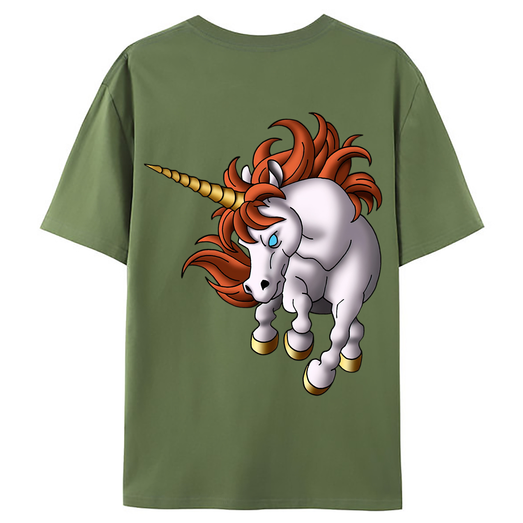 （画像用） ドラゴンクエスト Doragon Kuesuto Dragon Quest 綿100％ メンズ半袖Tシャツ（バックプリント） 通気性